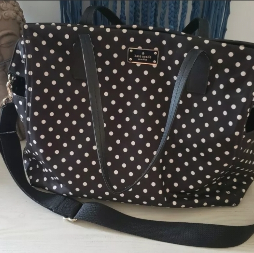 Kate Spade Baby Bag / Bag Dot Black White Polka